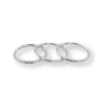 Luné Personalised 9ct Gold or Silver 2mm Band - Image 3