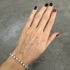 18ct White Gold Lab Diamonds Shapes Tennis Bracelet - Image 2