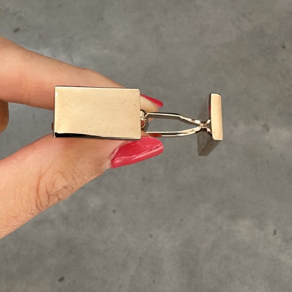 Rectangular Cufflinks Personalised Steel