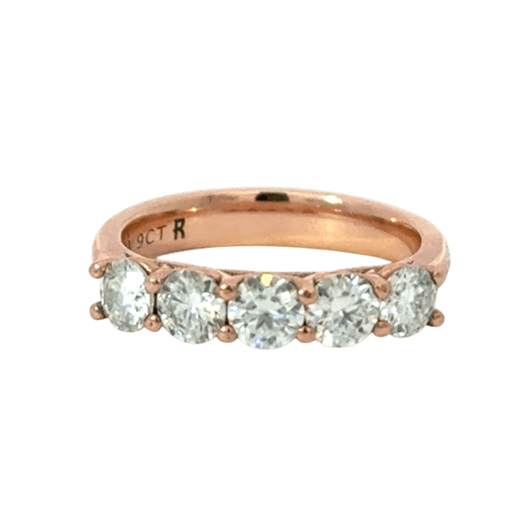 Eternity 5 x 5mm Moissanites