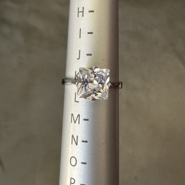 Princess Solitaire Ring