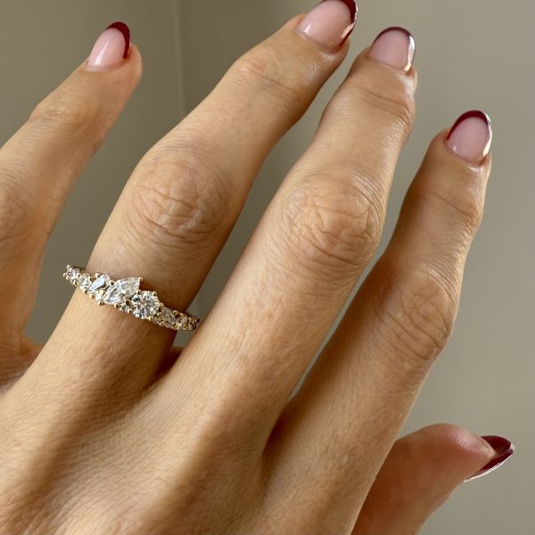 Marquise and Round Combo Eternity - Image 2
