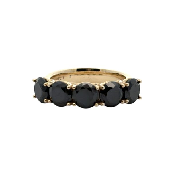 Eternity 5 x 5.5mm Black Moissanites