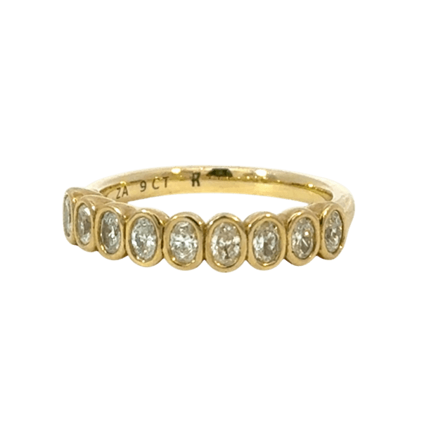 Tubes Oval Lab Diamonds Eternity Ring