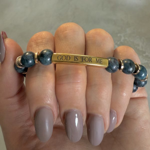 Beads Bracelet With Custom Engraving