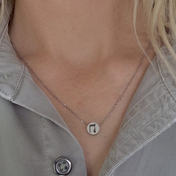 Slider Dot Necklace Custom Engraving