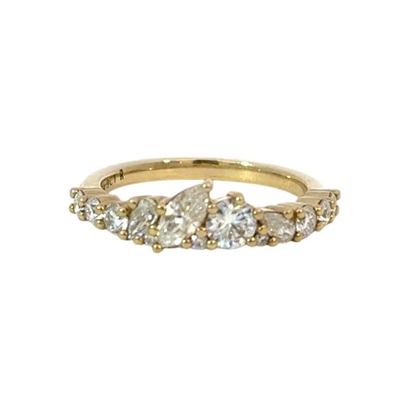 Round, Marquise and Pears Combo Eternity