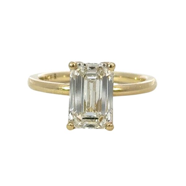 Emerald +-2.5ct Moissanite Bling Band