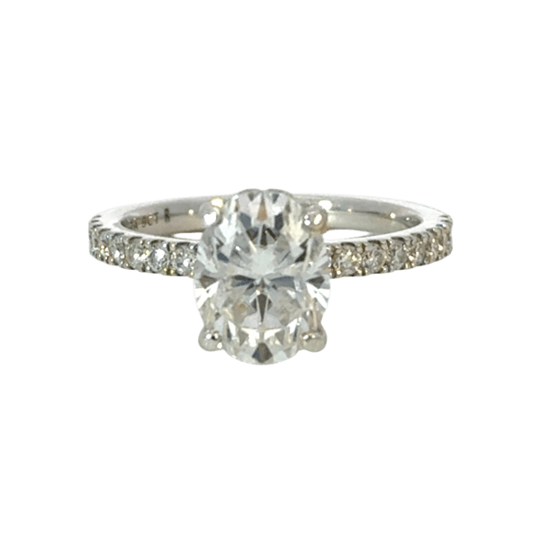 Oval Moiss 2ct Solitaire Bling Band